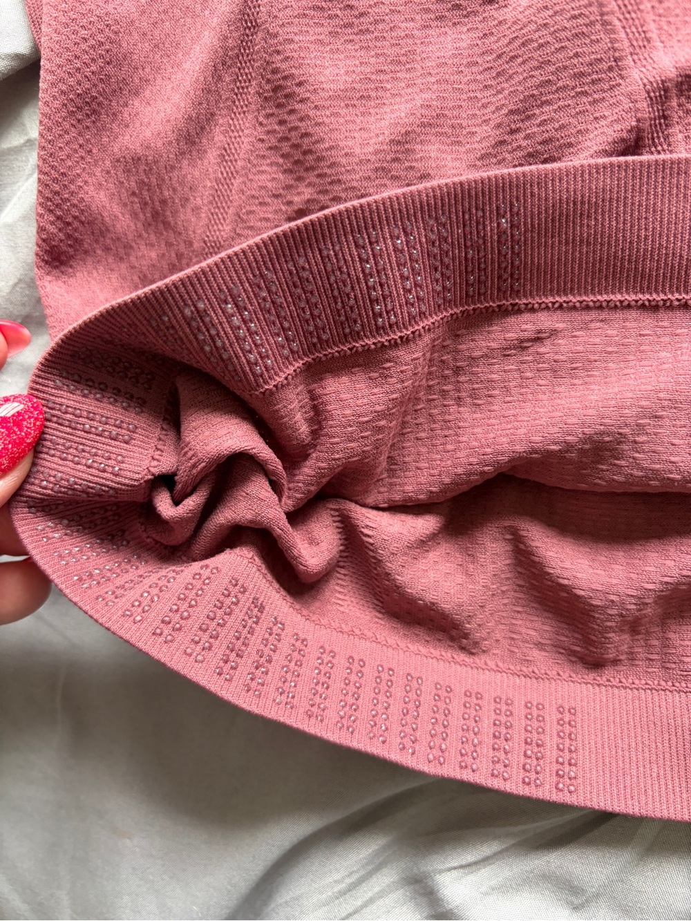 Athleta Burgundy Racerback Performance Tank - Picture 5 of 10